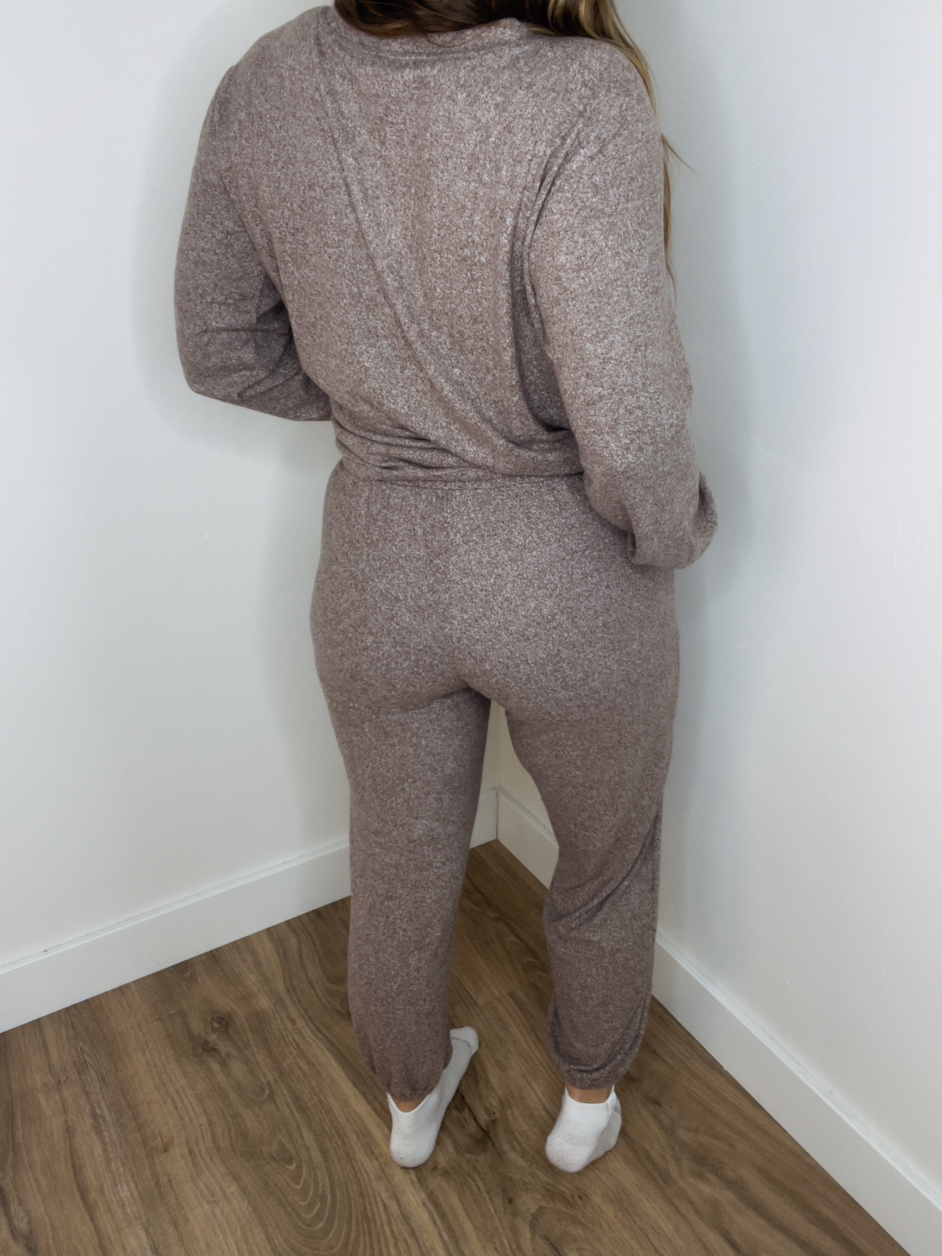 ** DOORBUSTER** Oh So Cozy Joggers - Brown