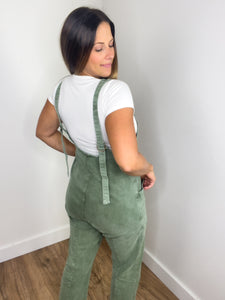 Evie Adjustable Strap Jumpsuit - Olive