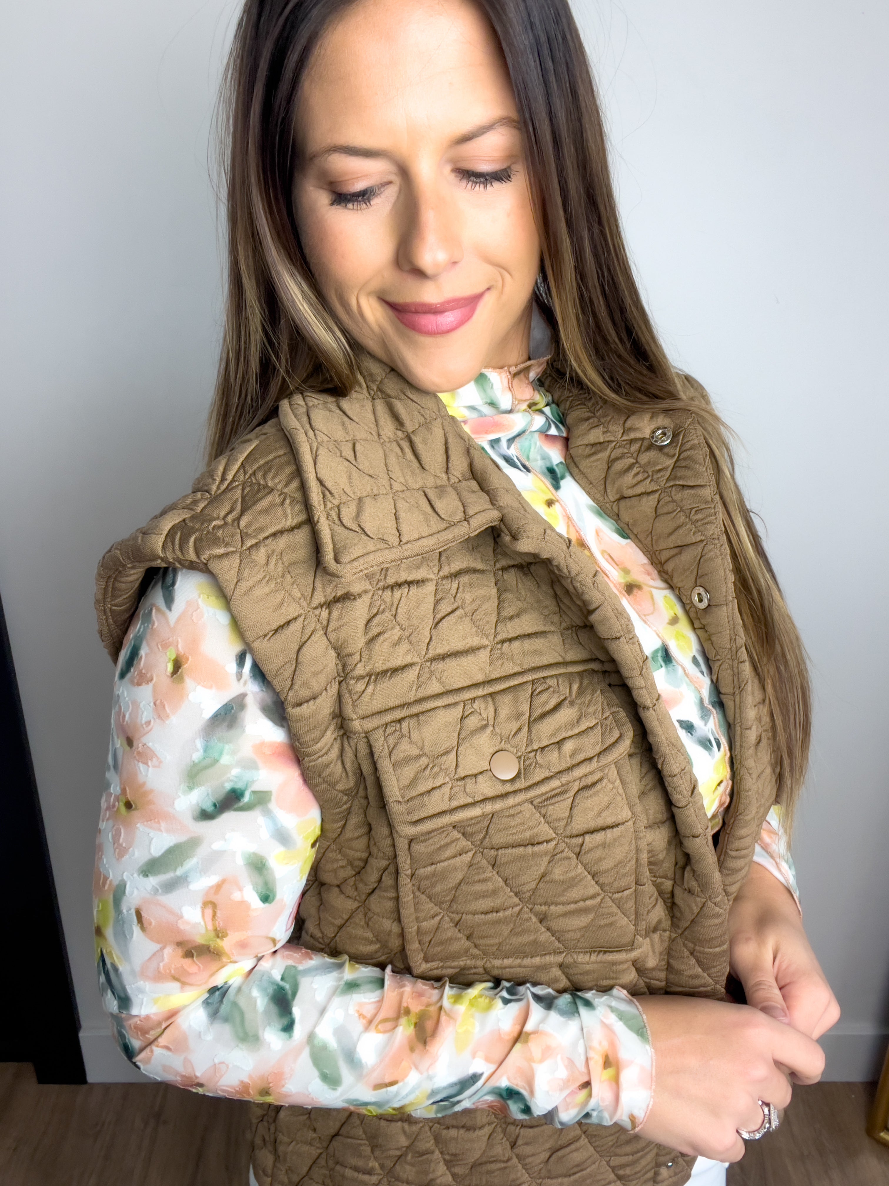 Quilted Stitch Vest