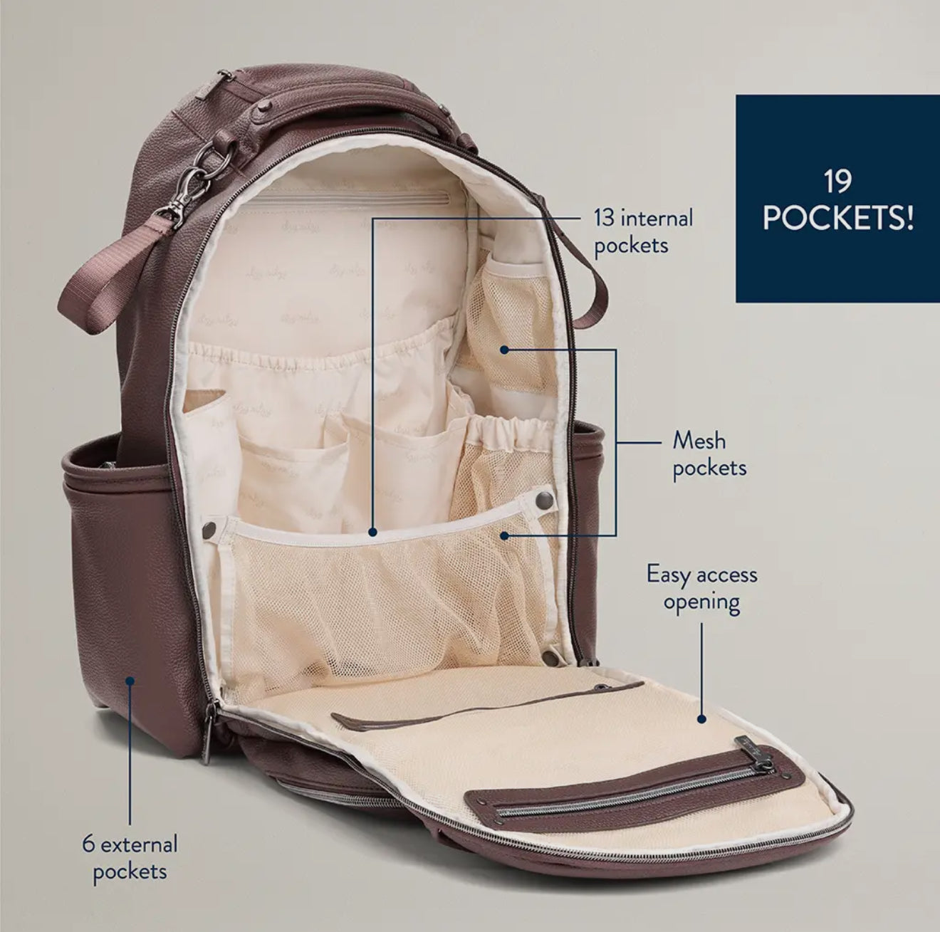 Espresso Boss Plus Diaper Bag