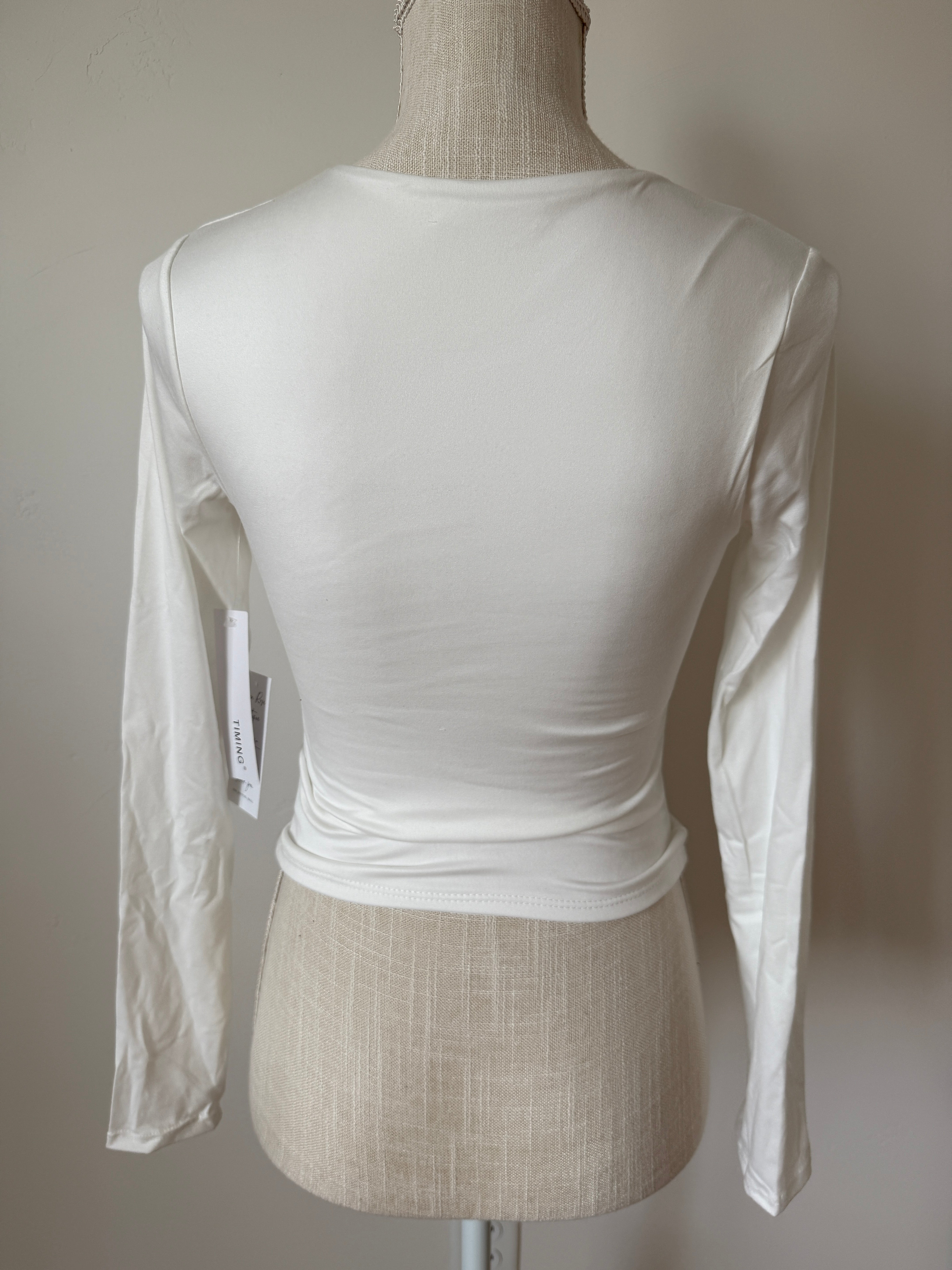 Kimmy Brushed Knit Top - Ivory