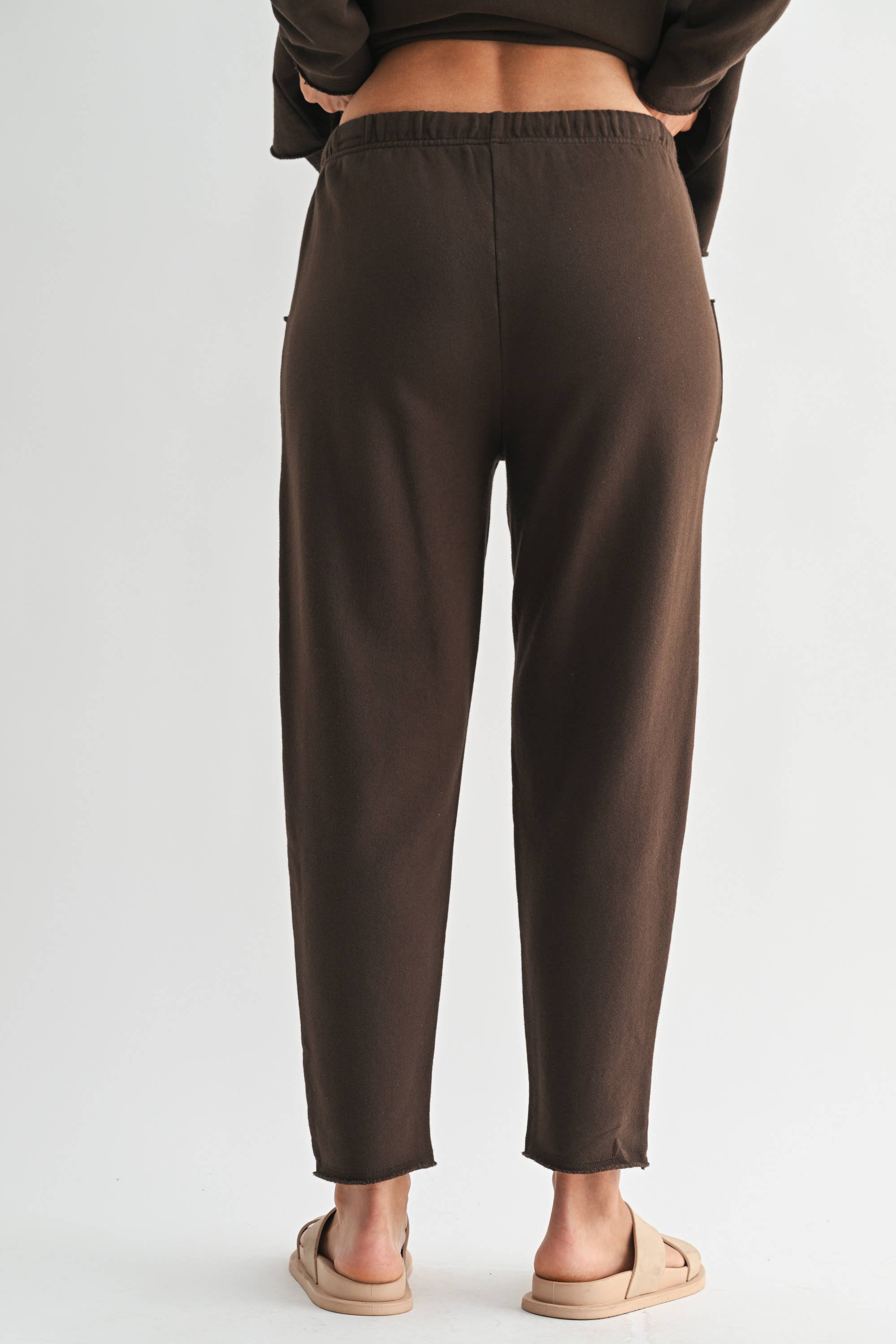 Malibu Essential Tapered Lounge Pants - Espresso