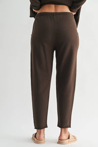 Malibu Essential Tapered Lounge Pants - Espresso