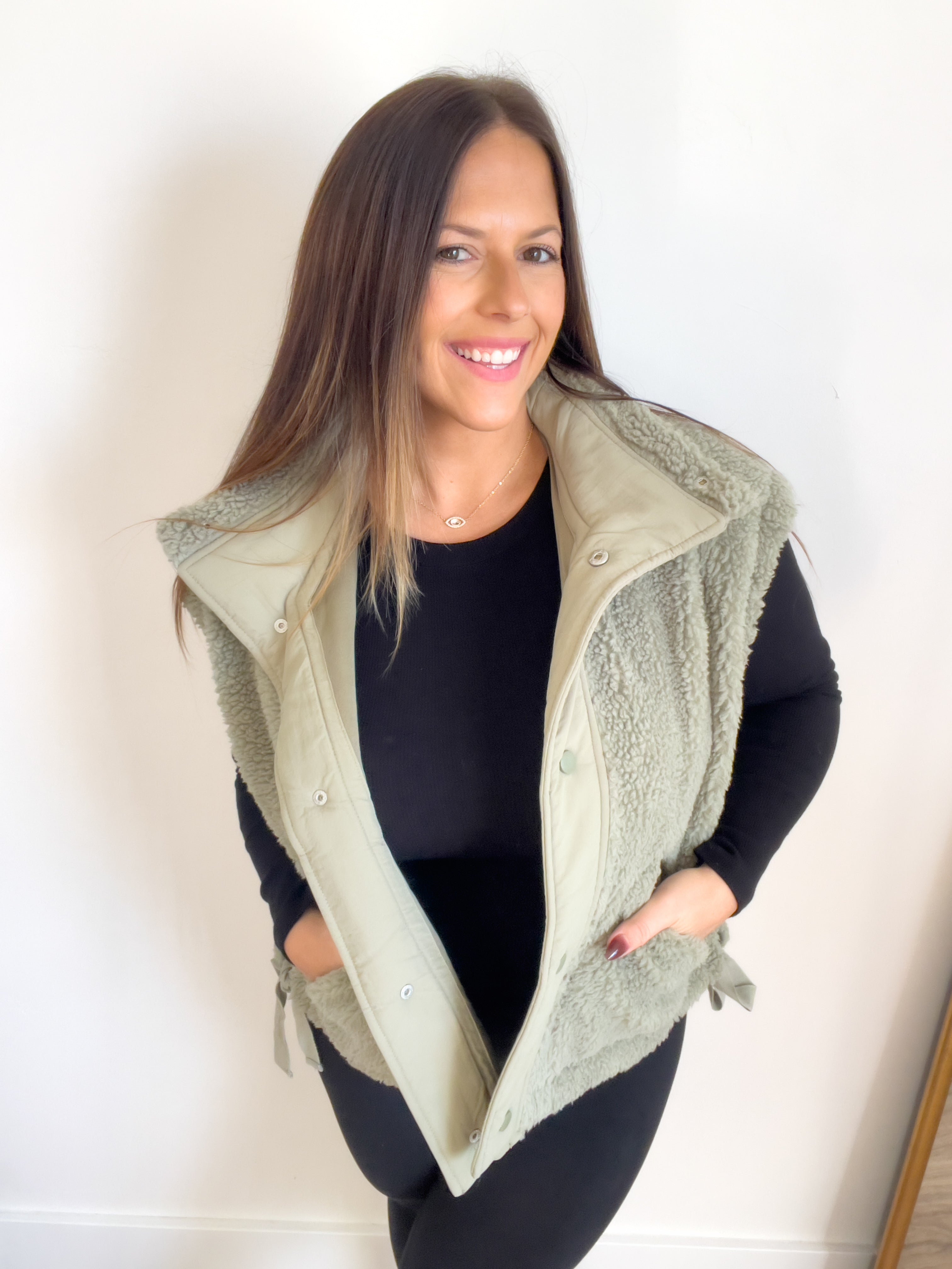 Harper Vest - Olive