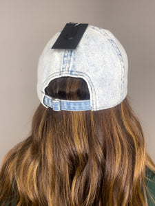 ** DOORBUSTER ** American Flag Hat - Light Blue