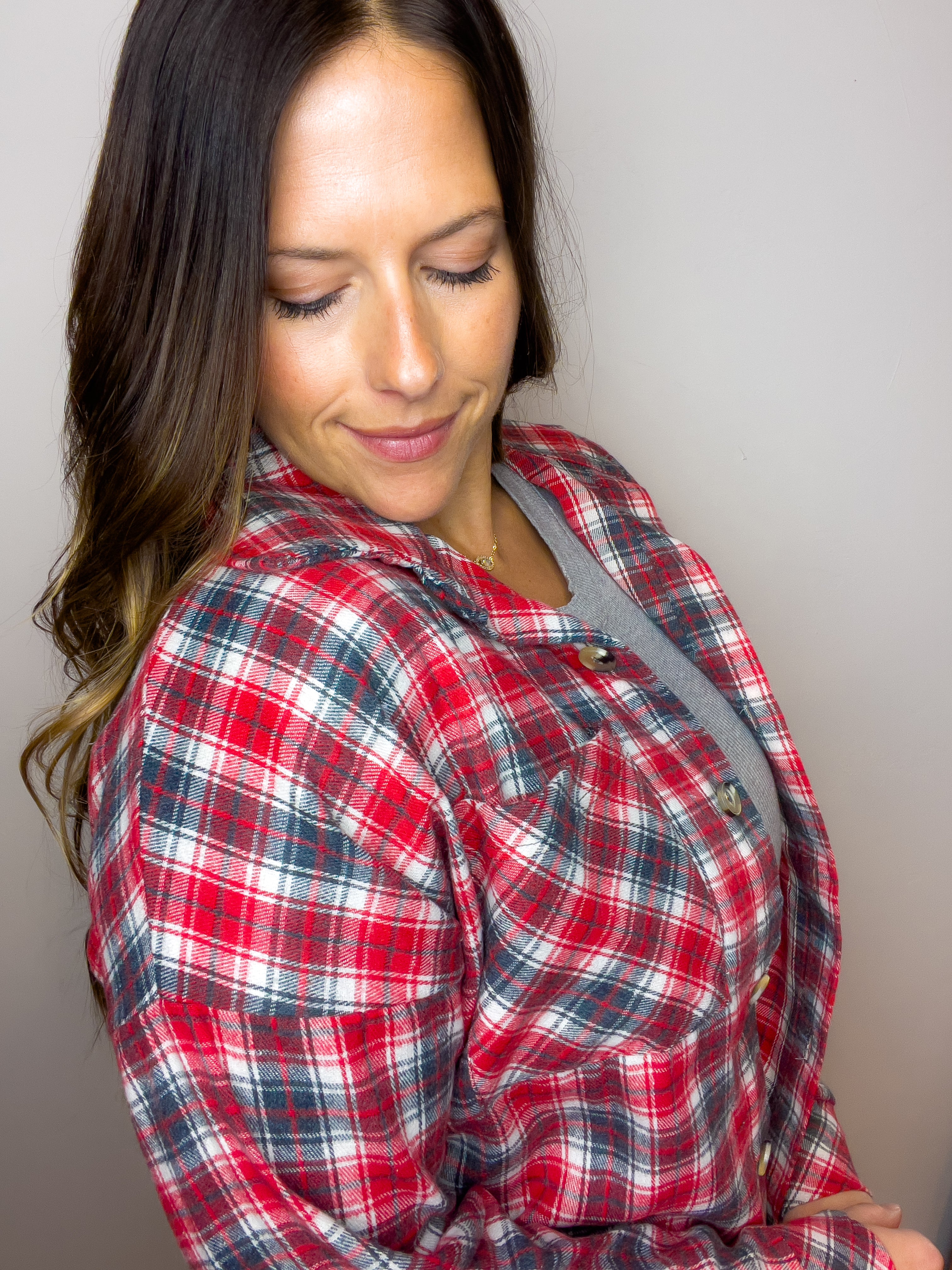 **DOORBUSTER** Plaid Button Up
