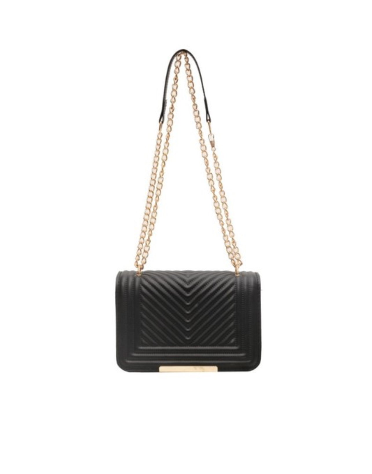 ** DOORBUSTER ** Chevron crossbody bag - Black