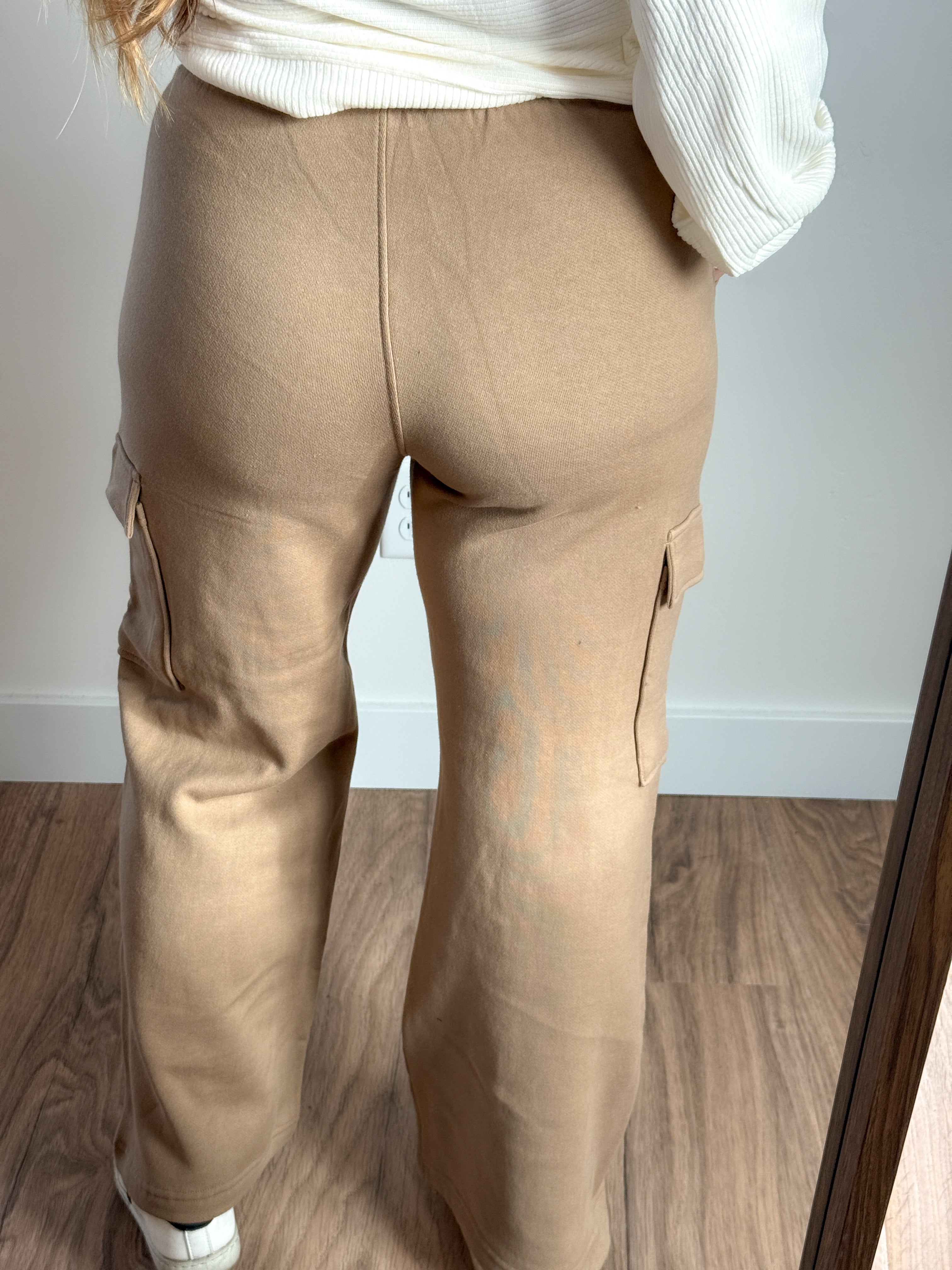 **DOORBUSTER** Ashtyn Lounge Cargo Pants - Mocha