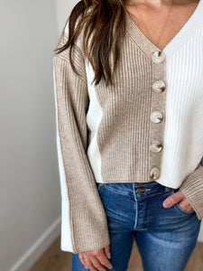 Trista Button Down Cardigan