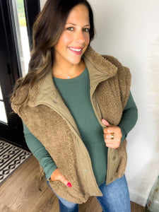 Harper Vest - Mocha