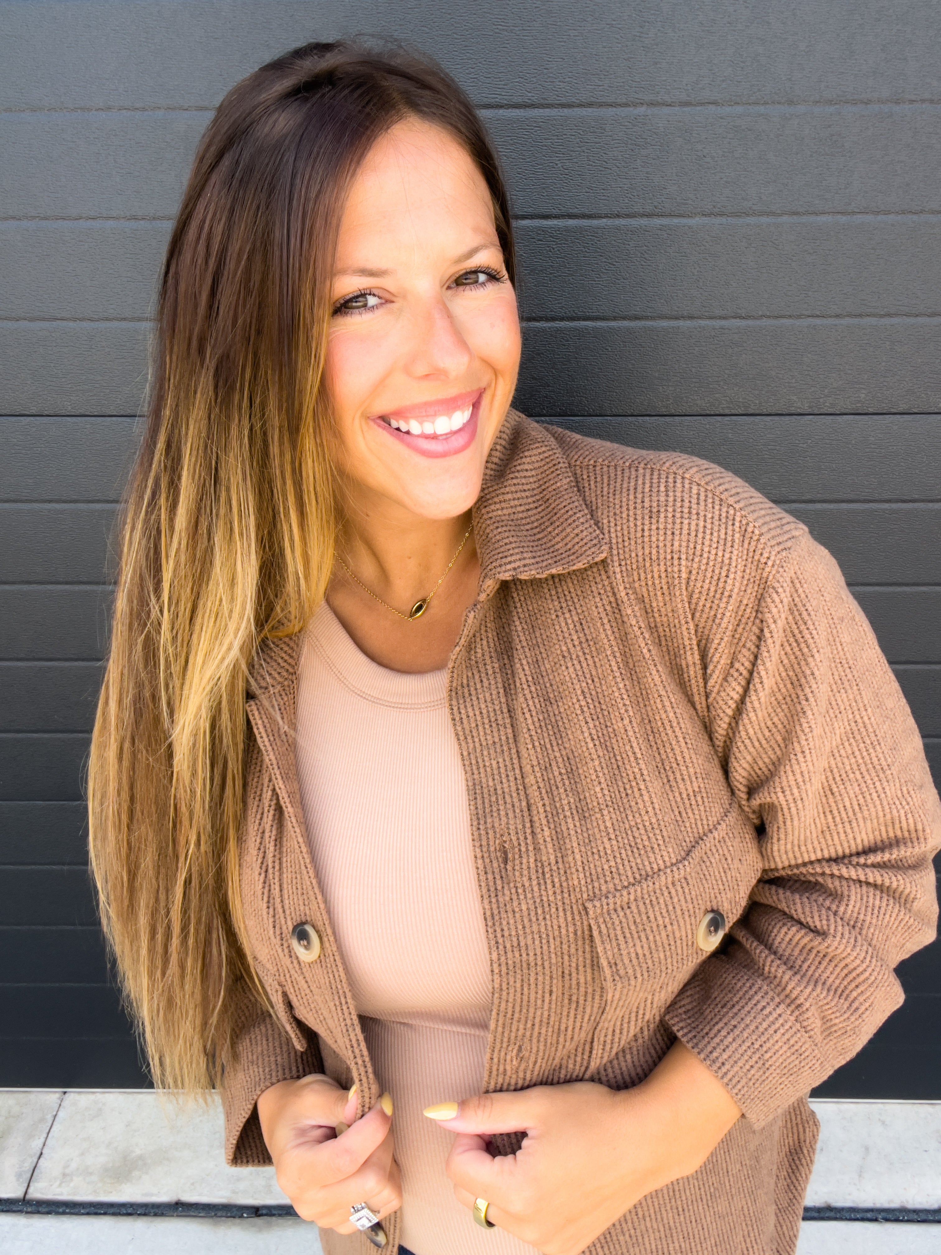 Cozy Oversized Shacket - Mocha