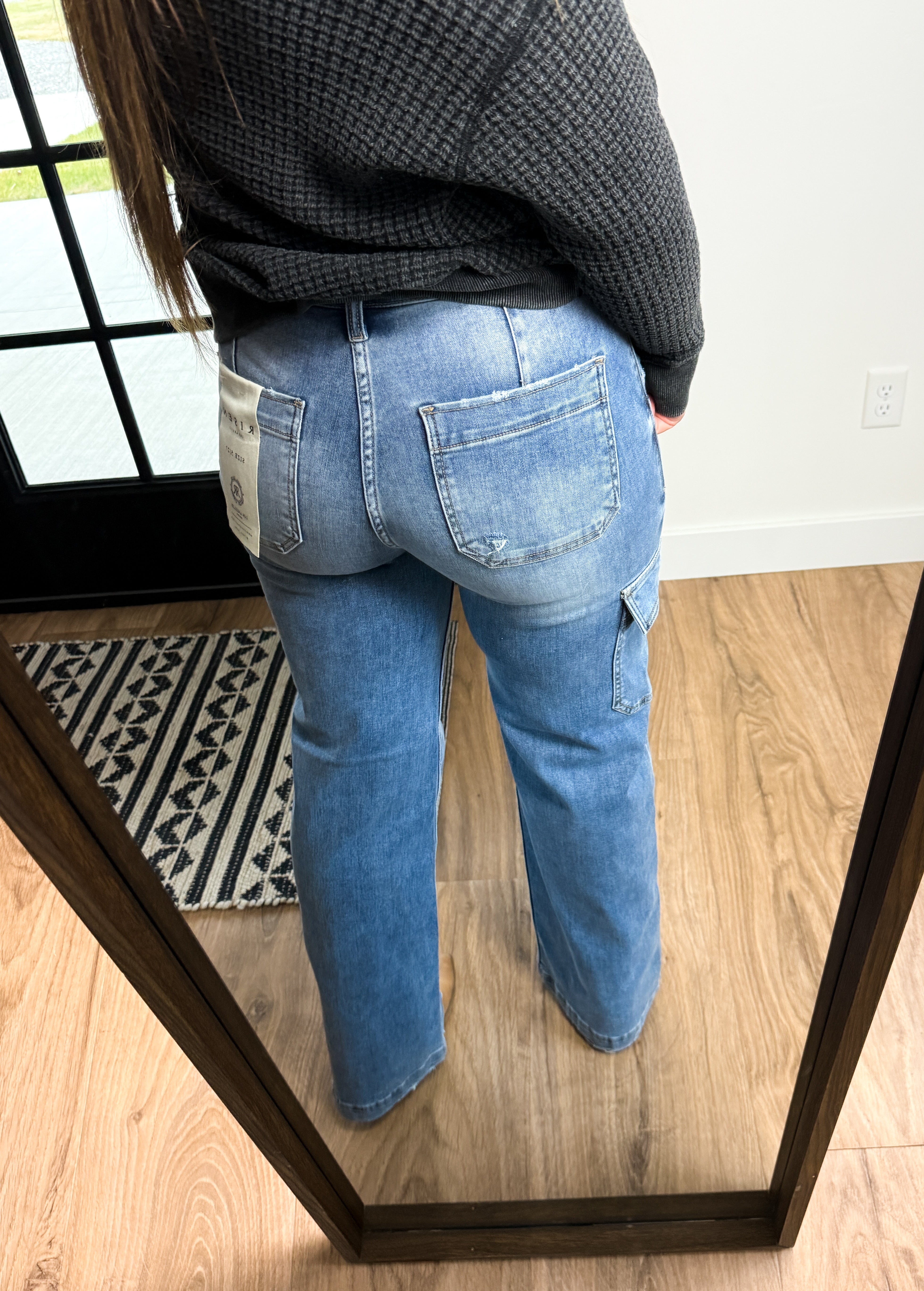 Cargo High Rise Jeans - Medium