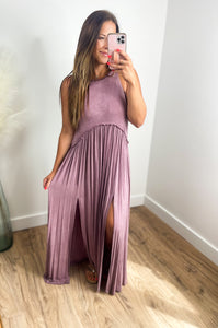 Audrey Maxi Dress - Burgundy