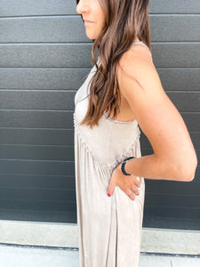 Audrey Maxi Dress - Taupe