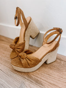 Mackenzie Espadrille Wedge Sandal - Latte