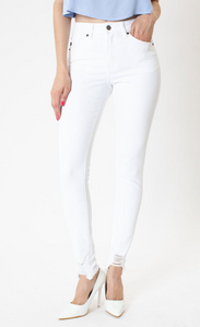 Peyton High Rise Super Skinny Jeans - White