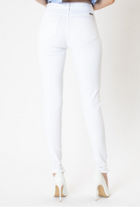 Peyton High Rise Super Skinny Jeans - White