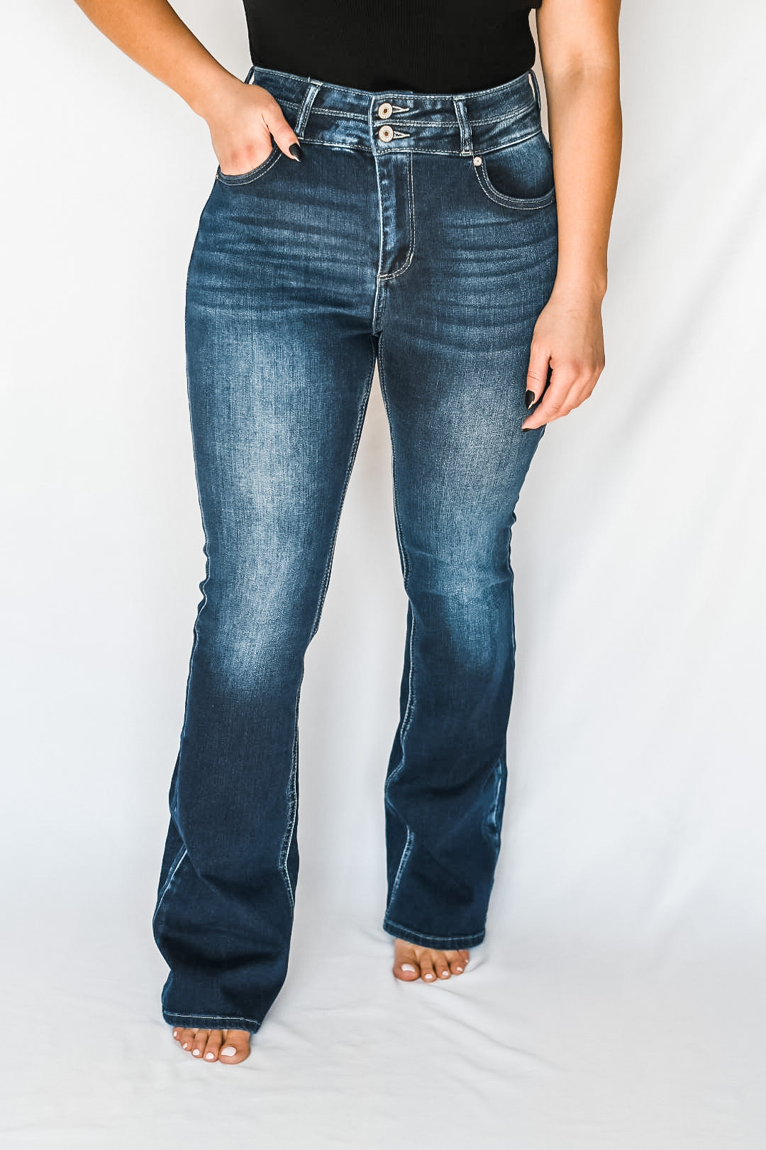 Gisella High Rise Bootcut Jeans