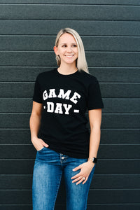Game Day Graphic Tee - Black
