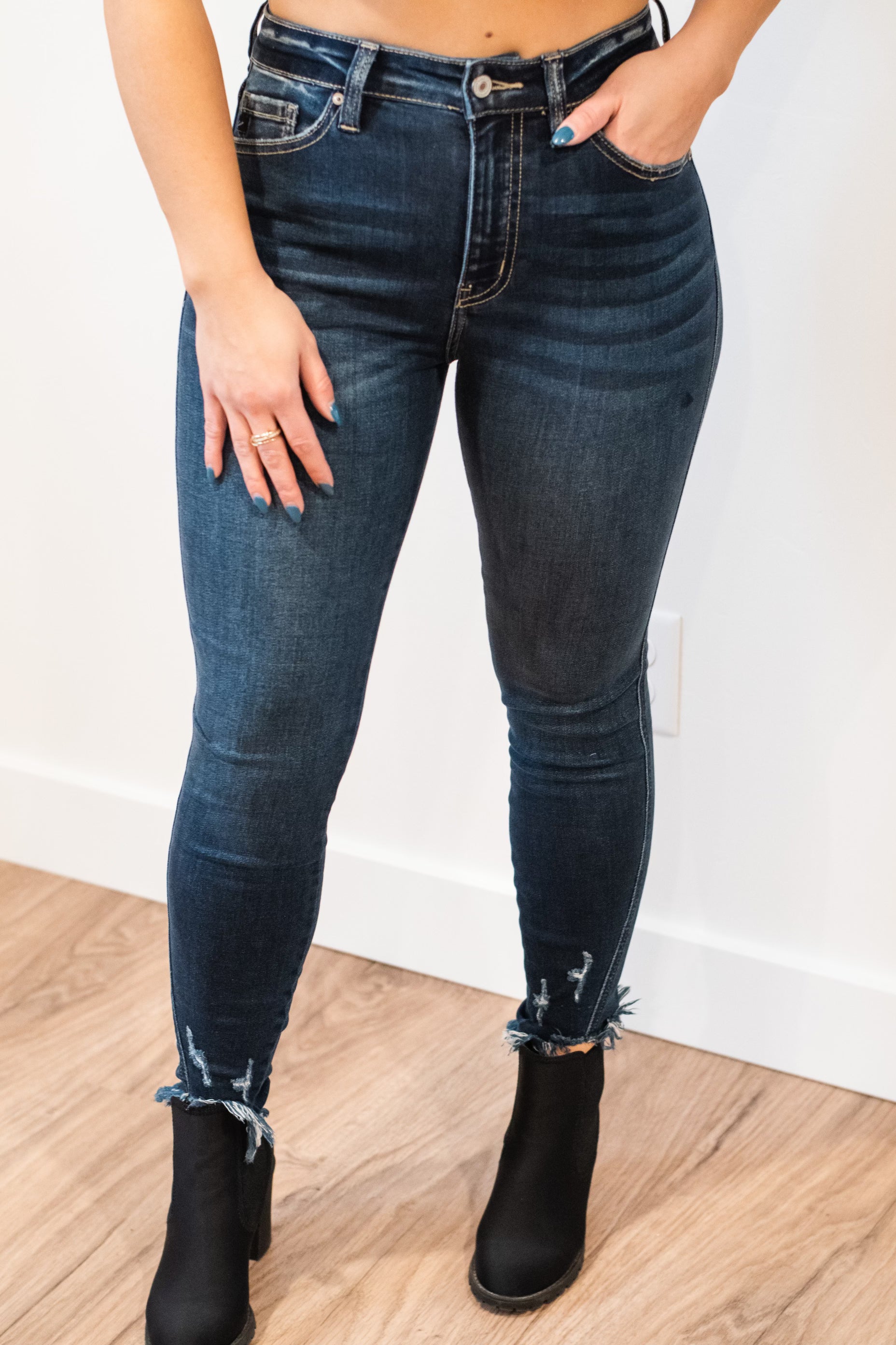 Trudy Twist High Rise Skinny Jeans