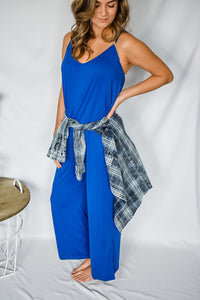 Perfect Day Jumpsuit - Blue
